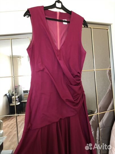 Платье югославия бордо
