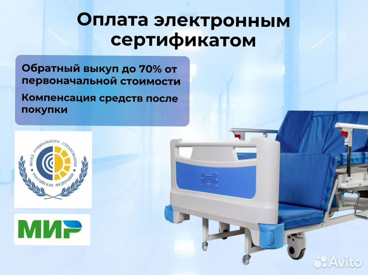 Кровать для лежачих больных