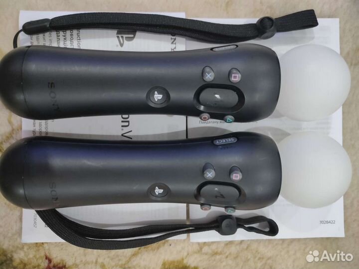 PS VR шлем, мувы, эйм, зарядка