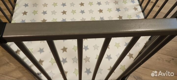 Манеж Geuther большой, натуральное дерево