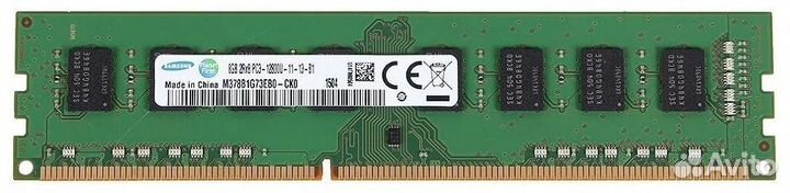 RAM Samsung 4Gb 1Rx8 PC3 - 12800U
