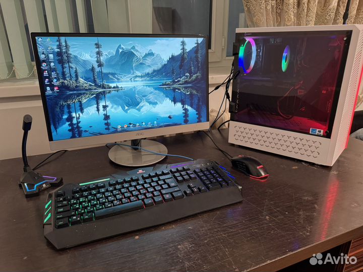 Игровой комп RX580 intel e5-2630