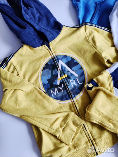 Пакет фирменных толстовок 104-110