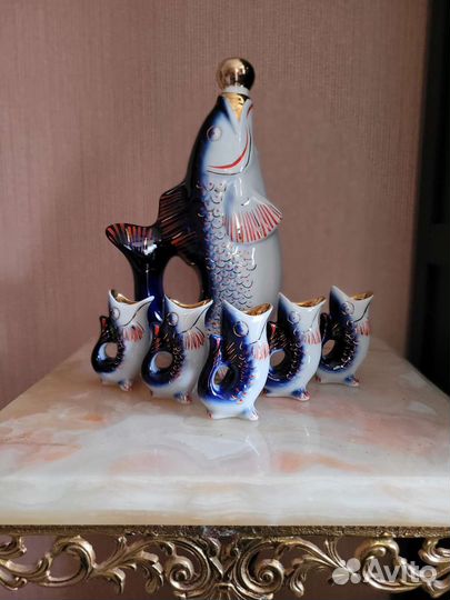 Штоф-статуэтка рыбка