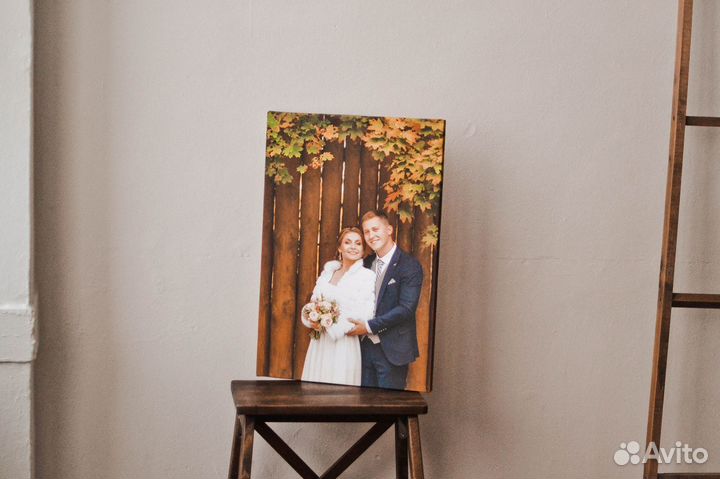 Печать фото на холсте