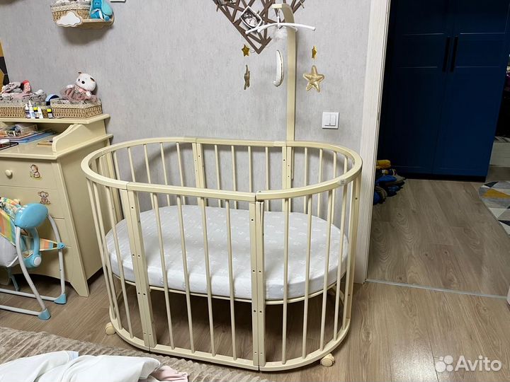 Кроватка детская 3в1