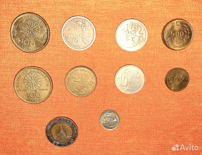 Монеты СССР, юбилейные и иностранные монеты