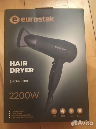 Фен электрический EHD-RC08B (новый)