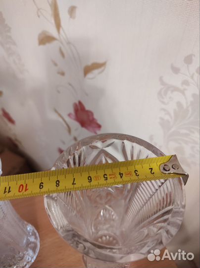 Хрустальная ваза