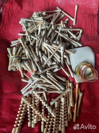 Бигуди деревянные, дерево