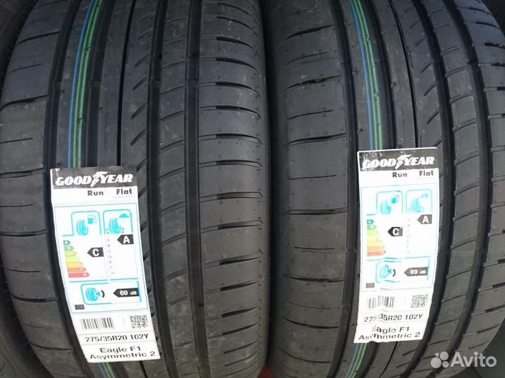 Goodyear Eagle F1 Asymmetric 2 245/40 R20 и 275/35 R20 102Y