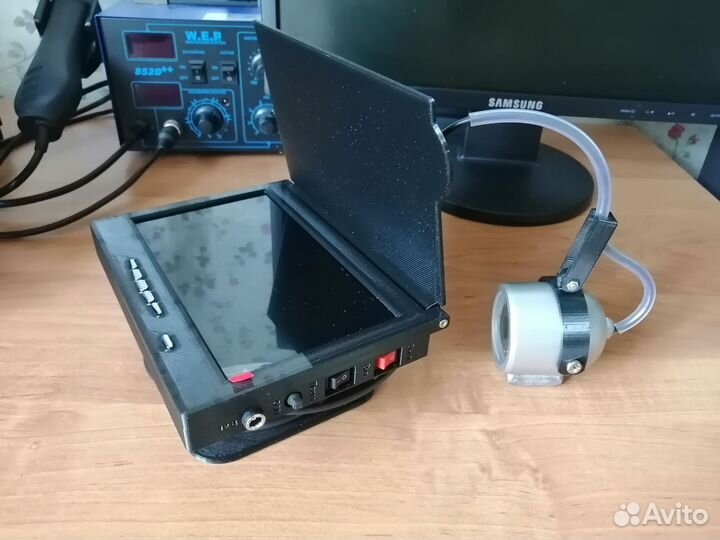 Камера для зимней рыбалки AHD 7 дюймов с записью