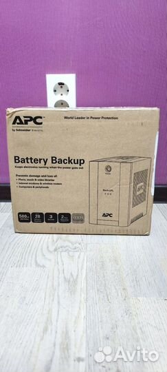 Новый Ибп APC back ups 500va bx500ci