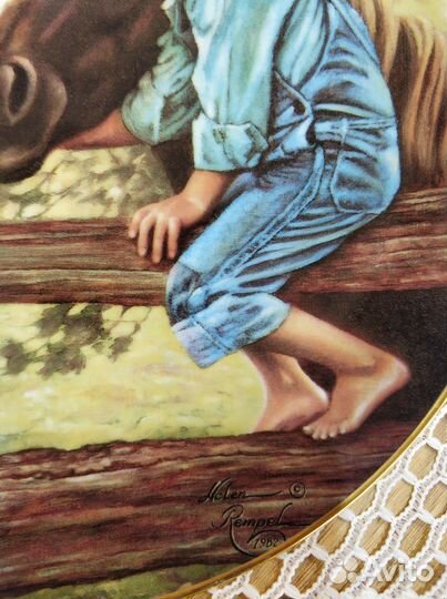 Тарелка декоративная от Хелен Ремпел 1983 г