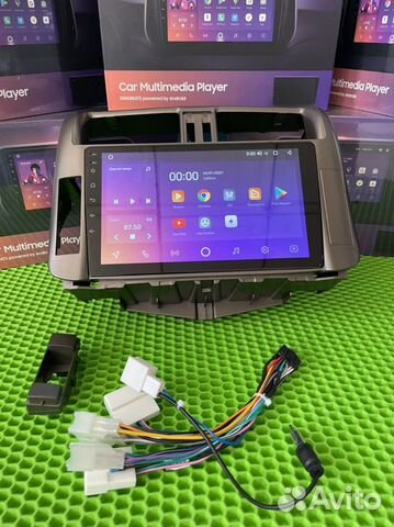 Магнитола с рамкой для, Toyota Prado 150