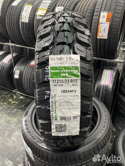 Kumho Road Venture M/T KL71 215/75 R15 106Q