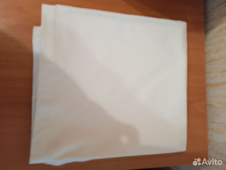 Пододеяльник и простынь 1,5 спальные из белой бязи