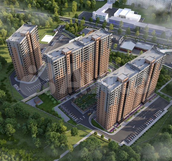 1-к. квартира, 41,8 м², 2/19 эт.