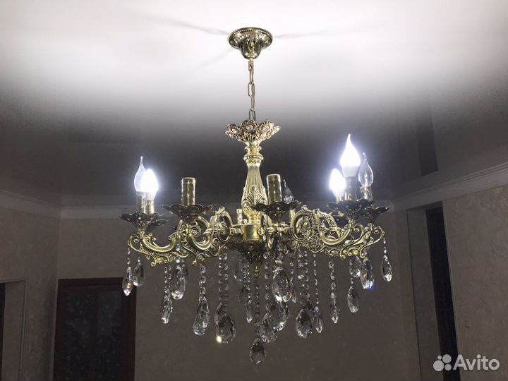 Люстра бронза