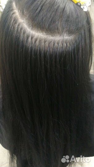 Снятие наращённых волос