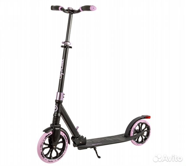 Самокат plank city черно/розовый