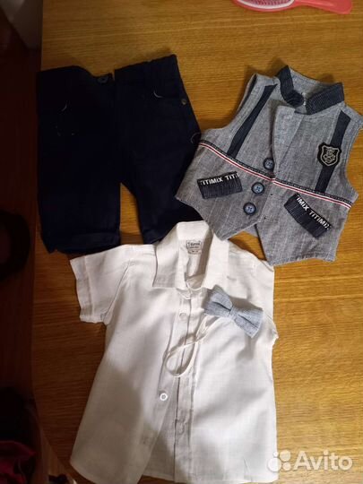 Костюм тройка 80 см