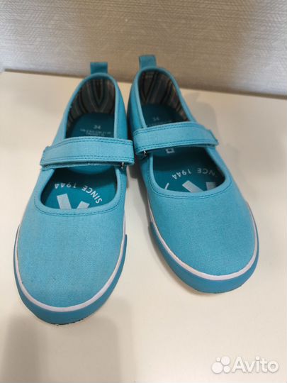 Кеды балетки туфли reima 34р для девочки