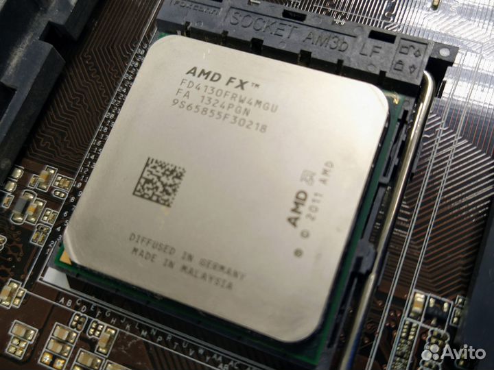 Комплект материнская плата am3+ и процессор FX4130