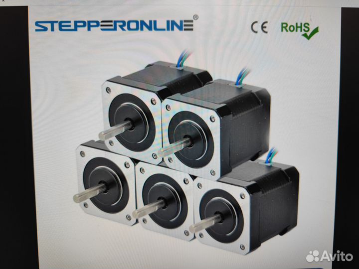 Шаговый двигатель Stepperonline nema 17HS19-2004S1