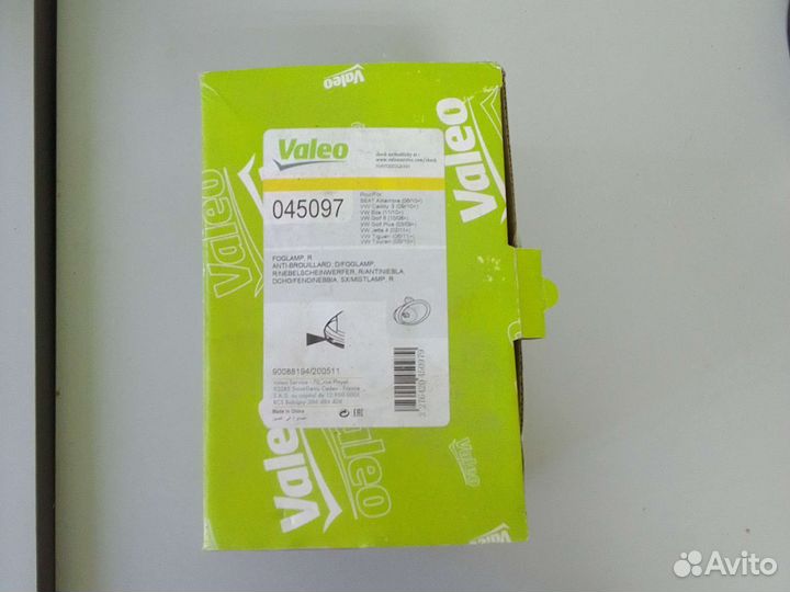 Противотуманная фара Valeo