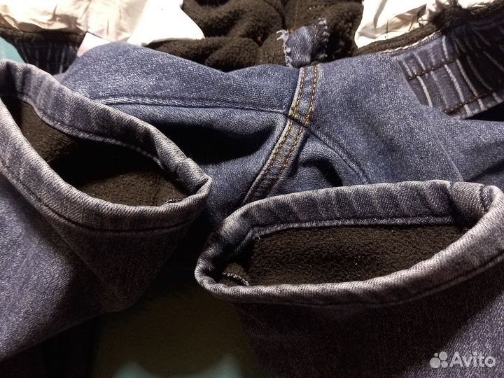 Джинсы брюки утепленные женские