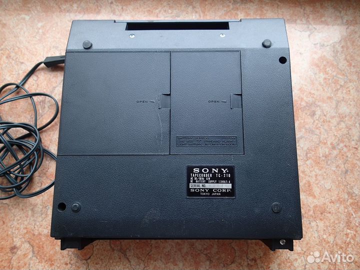 Ретро магнитофон катушечный sony TC-210антикварный