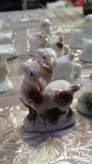 Козлик статуэтка фарфоровая