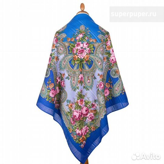 Павловопосадский платок. Серебро