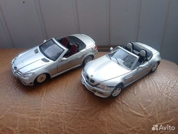 Модели 1:24 Mercedes BMW