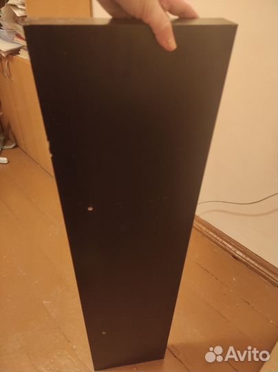 Полка IKEA лакк, темная б/у