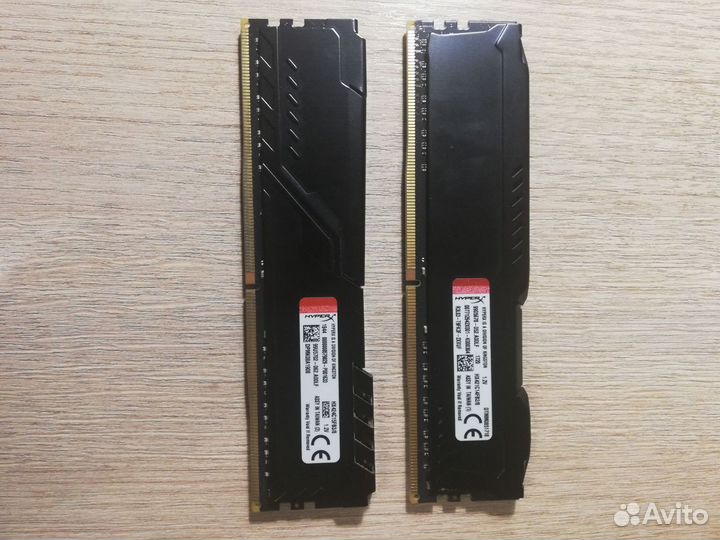 Оперативная память ddr4 hyperx fury 8gb