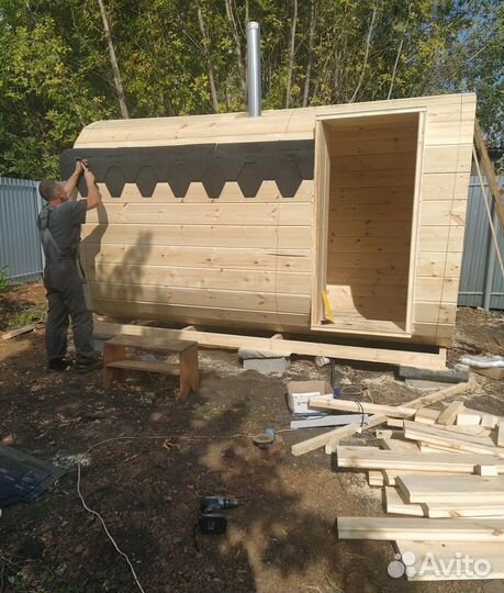 Баня-бочка с доставкой