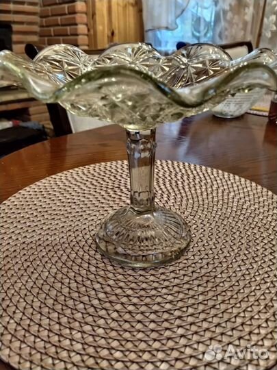 Ваза для фруктов антикварная Мальцов