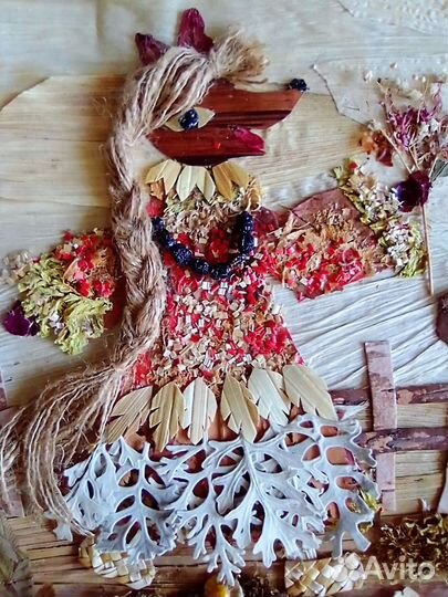 Бесплатно Картинка из природных материалов