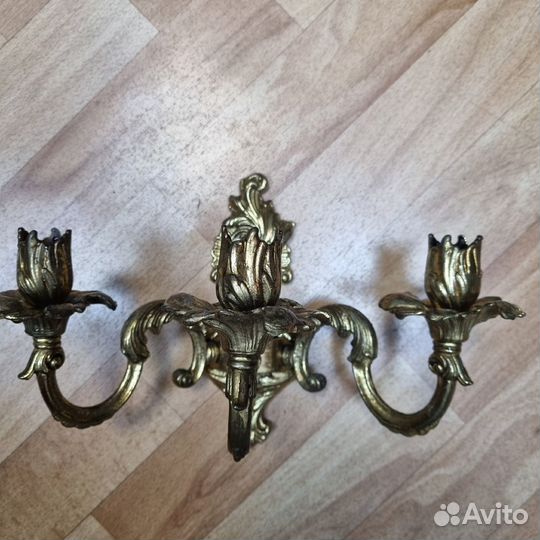 Подсвечник настенный на 3 свечи