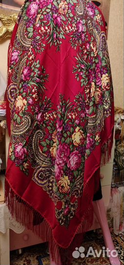 Шаль в русском стиле