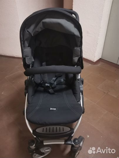 Britax B-smart neon black 4-х колесная + люлька