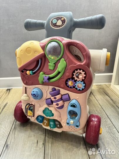 Ходунки детские каталка развив. для малышей 5в1