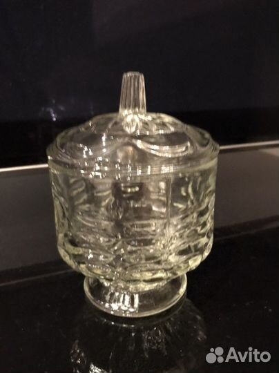 Вазочка на ножке (сахарница) винтаж 60 х г