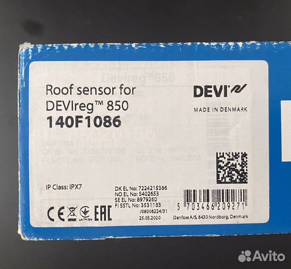 Датчик кровли для devireg 850