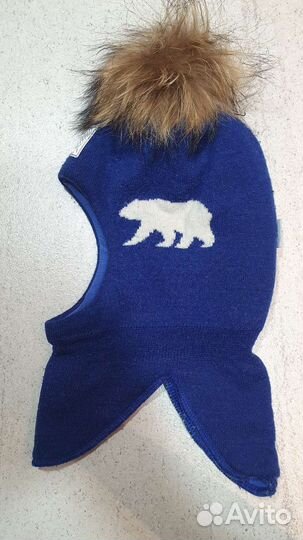 Шапка шлем для мальчика 48 50