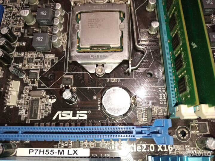 Материнская плата сокет 1156 на востановление