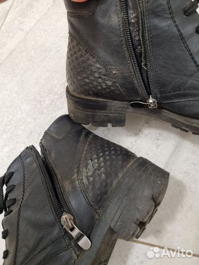 Кожаные полусапоги 36 размер