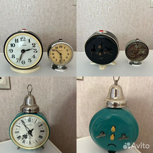 Настольные часы будильник СССР